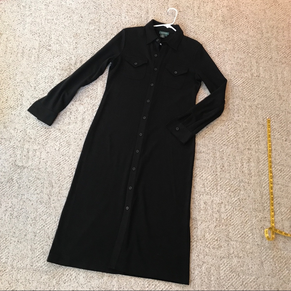 Vintage Lauren by Ralph Lauren wool blend dress